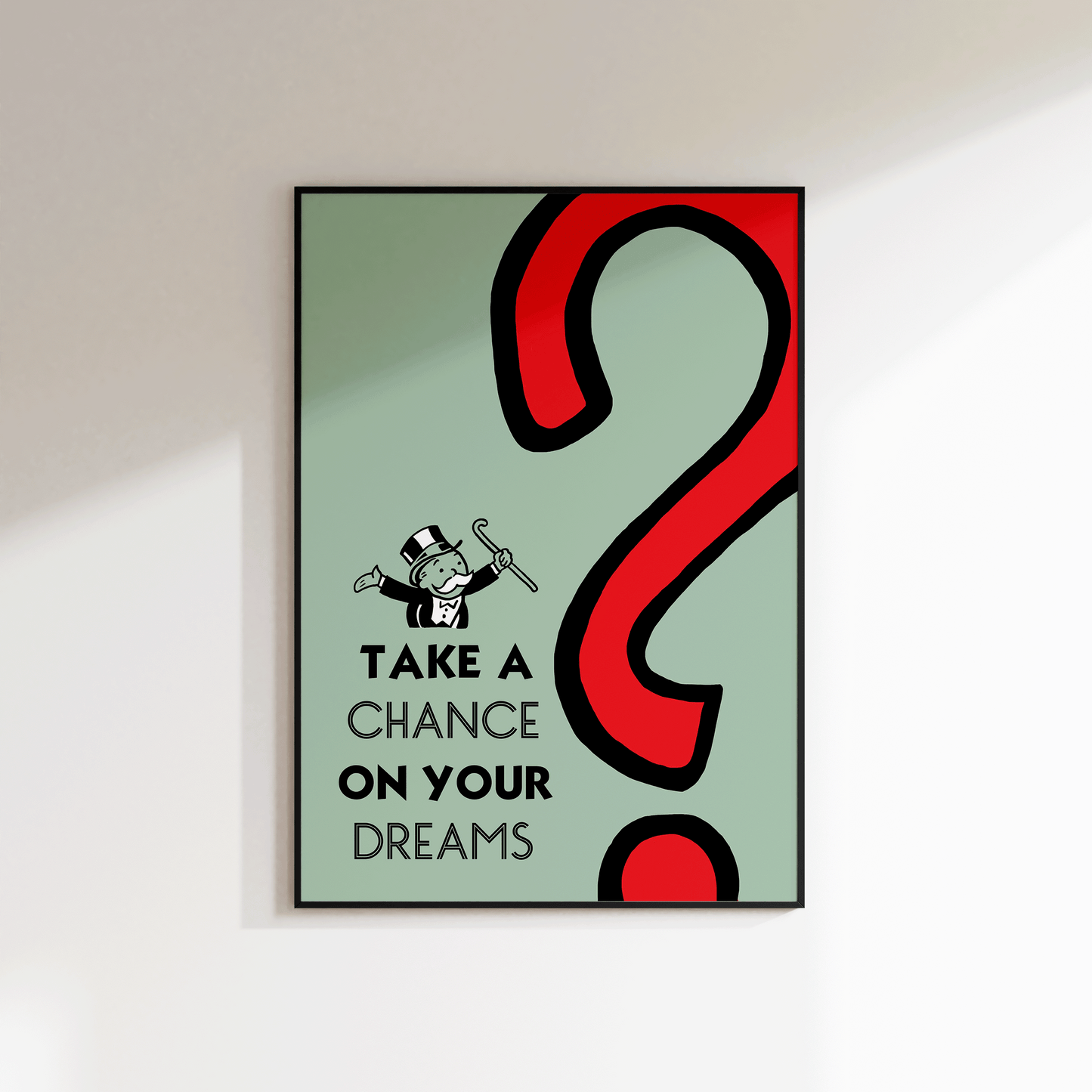 Monopoly 'Take A Chance' Print - SECONDS - Refined Spaces