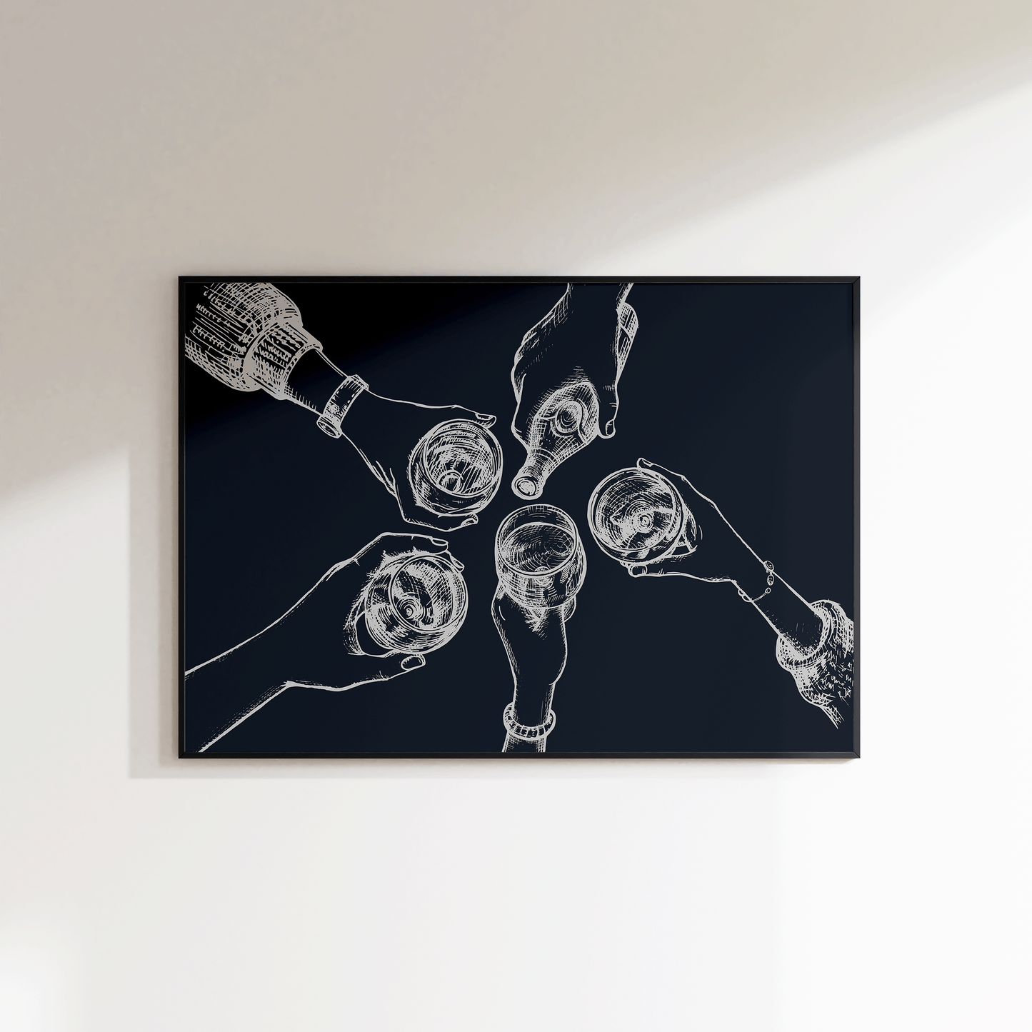 Beer and Wine Print - SECONDS - Refined Spaces