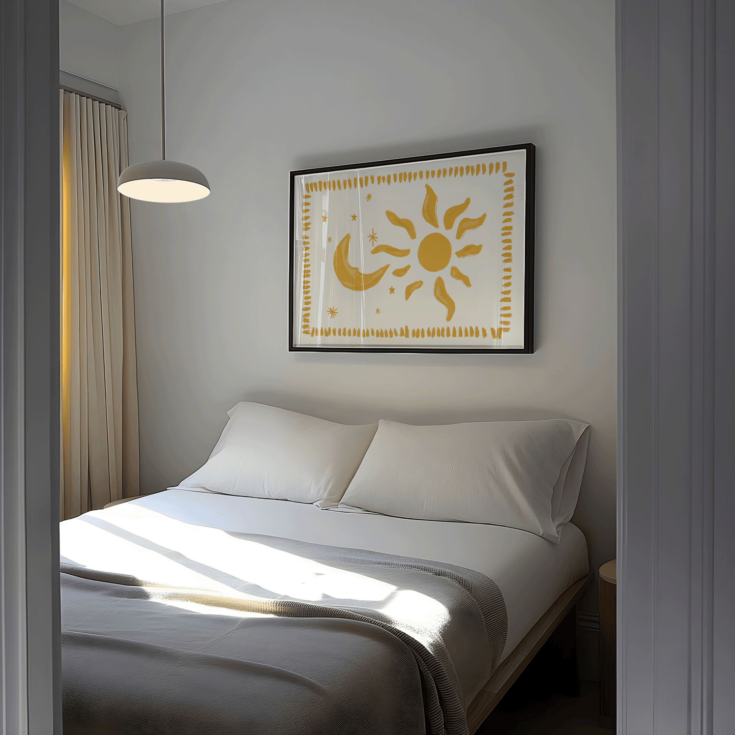 Celestial Sun and Moon Print - Refined Spaces