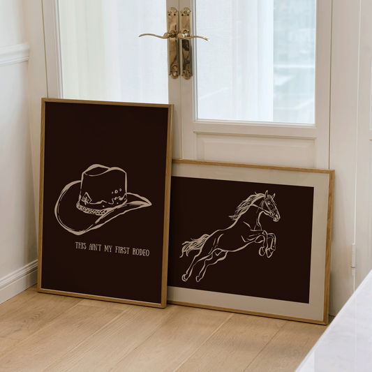 Cowboy Hat Print - "This Ain't My First Rodeo"