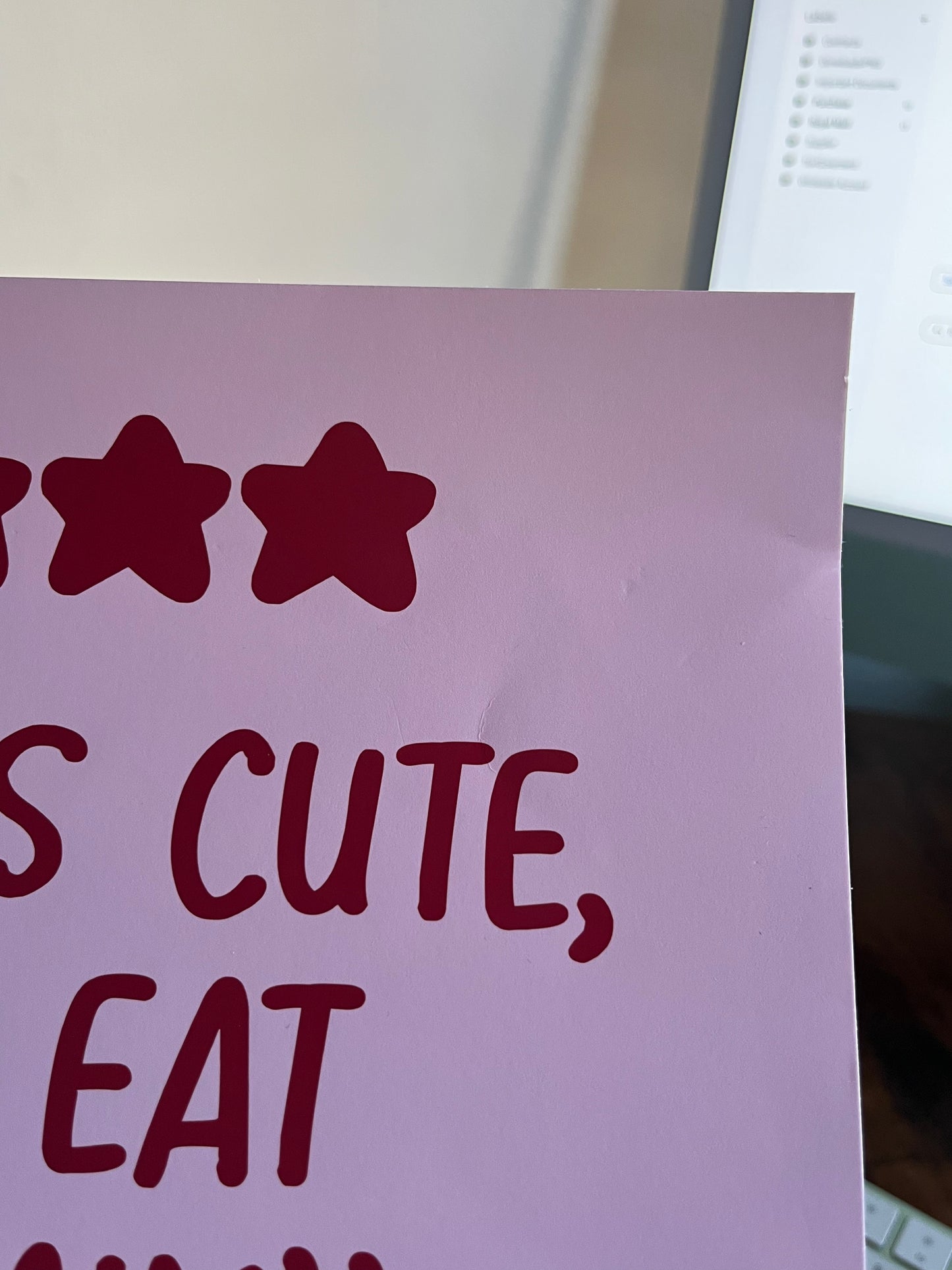 Chef Was Cute Landscape Print - SECONDS - Refined Spaces