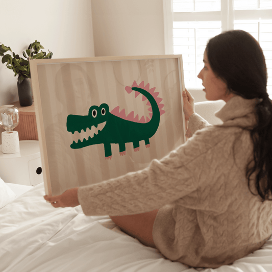 Crocodile Nursery Print - Refined Spaces