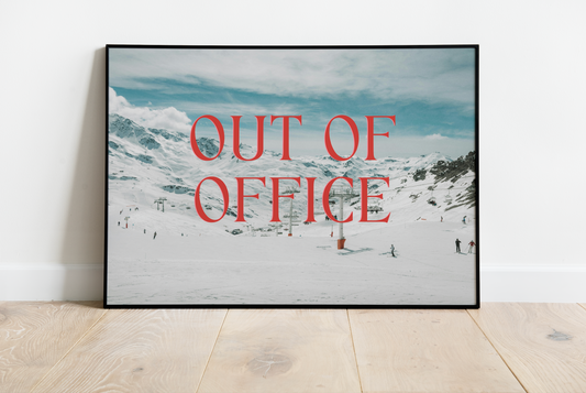 Out of Office Print - Landscape - Refined Spaces