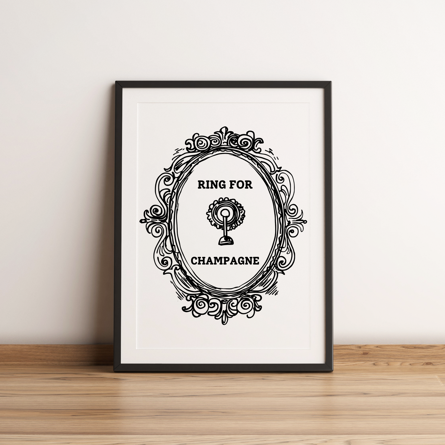Ring for Champagne Print - Refined Spaces