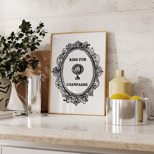 Ring for Champagne Print - Refined Spaces