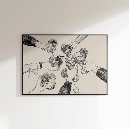 Cheers Print - SECONDS - Refined Spaces