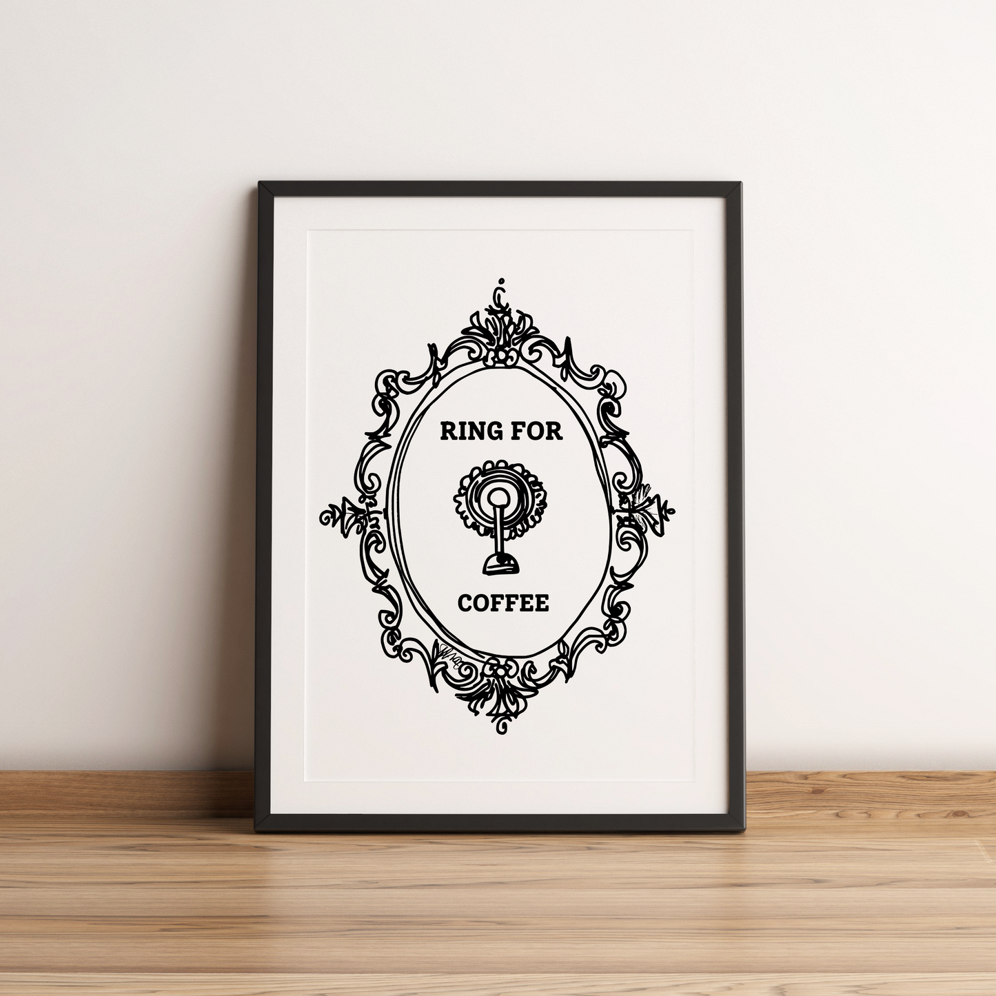 Ring for Coffee Print - Refined Spaces