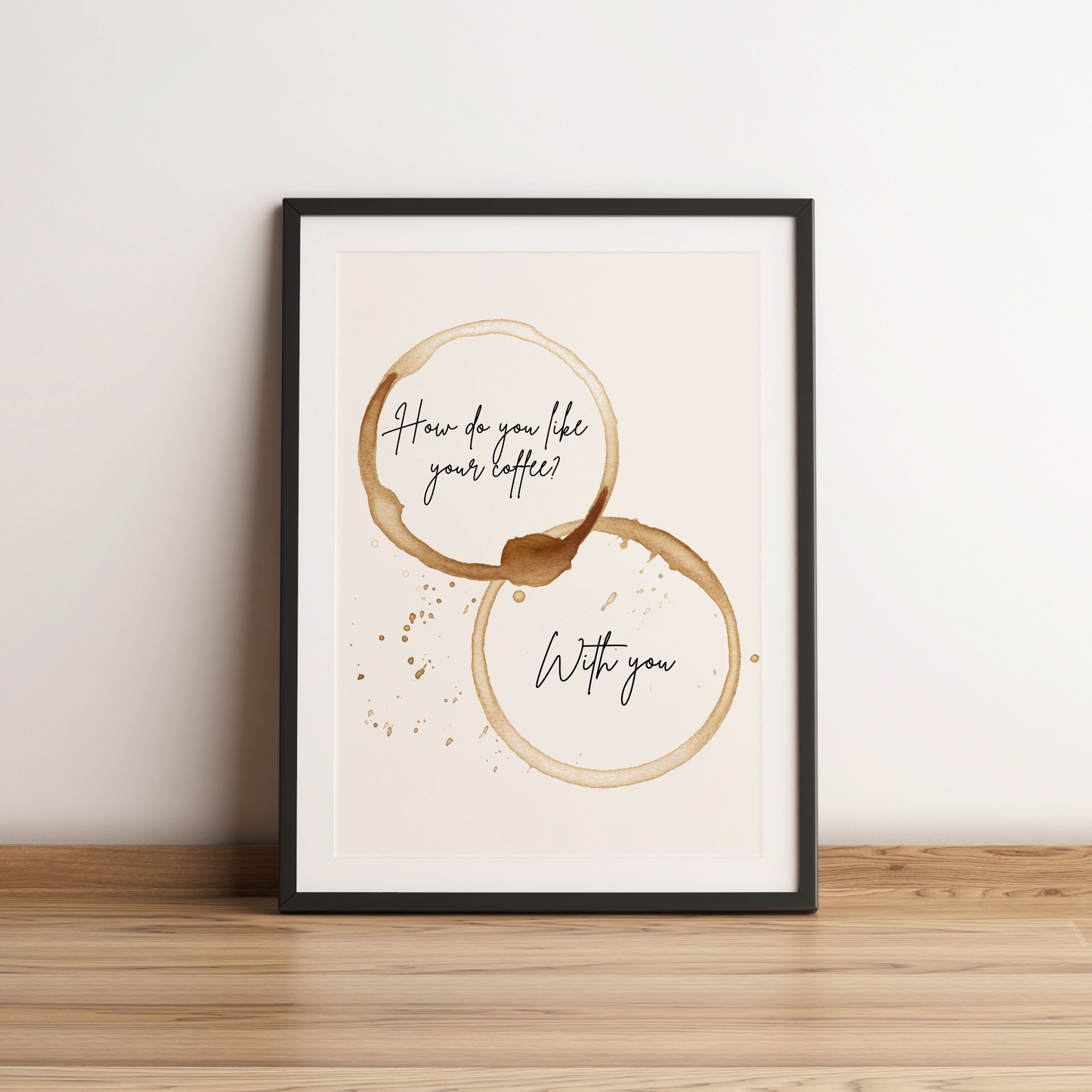 Coffee Wall Art - Portrait Print - Refined Spaces