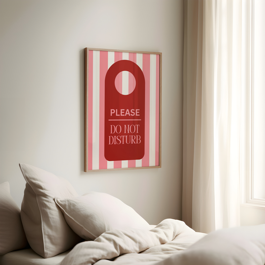 Please Do Not Disturb Print - Refined Spaces
