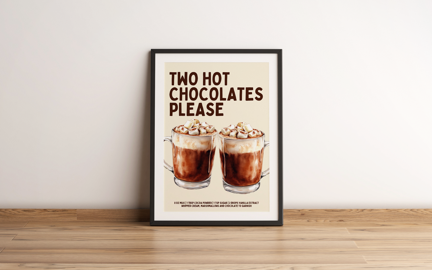 Hot Chocolate Print - Refined Spaces