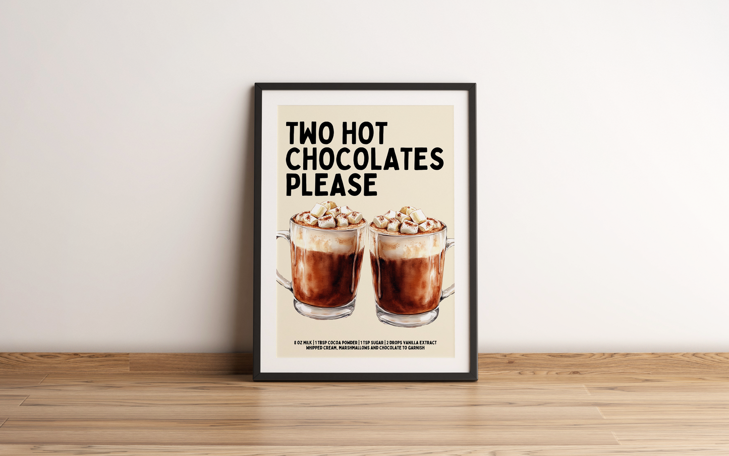 Hot Chocolate Print - Refined Spaces