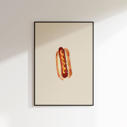 Hot Dog Print
