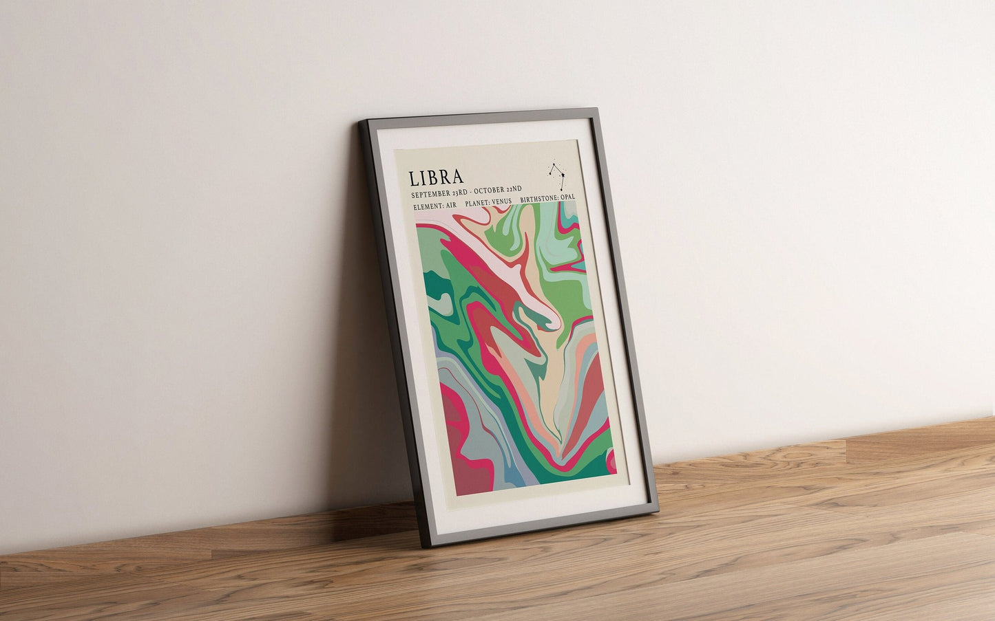 Astrology Print - Libra - Refined Spaces