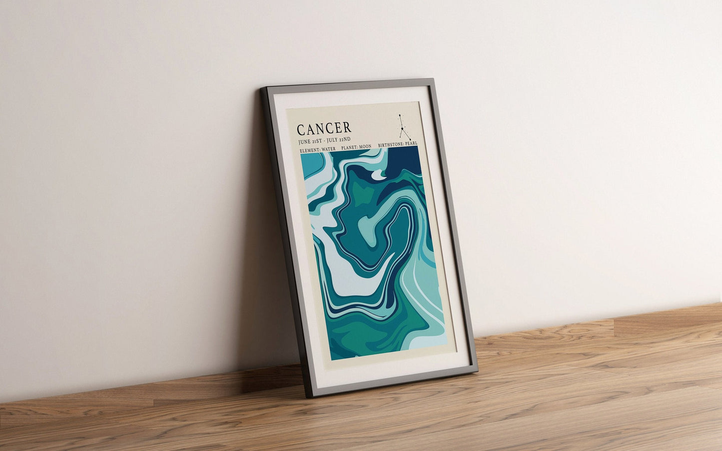 Astrology Print - Cancer - Refined Spaces