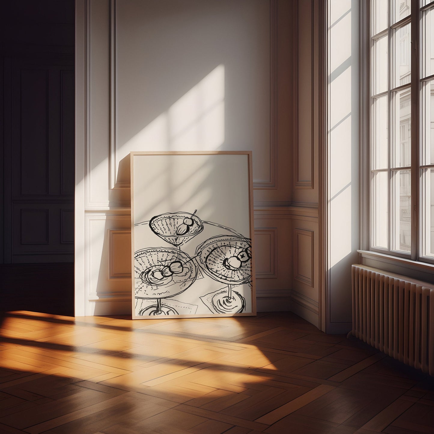 Retro Martini Print - Refined Spaces