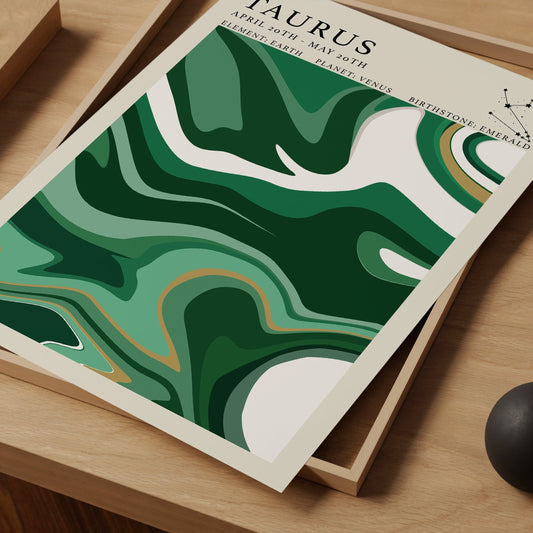 Astrology Print - Taurus - Refined Spaces
