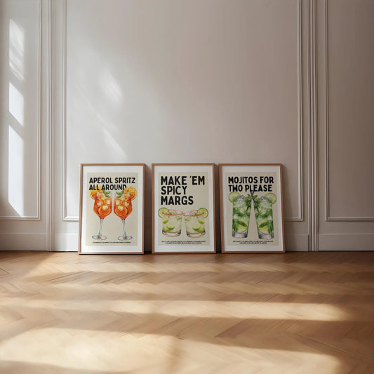 Cocktail Print Bundle - Refined Spaces