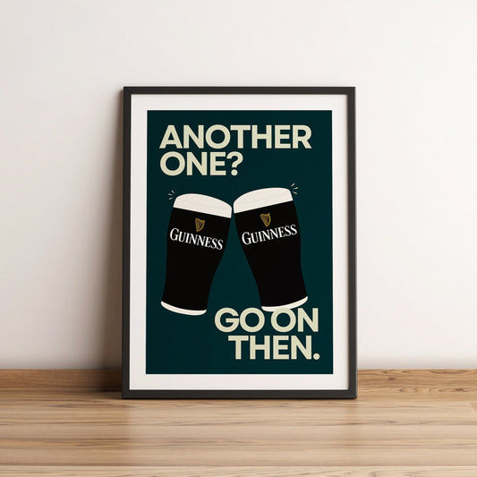 Guinness Inspired Print - Beer Print - Cheers Print - Bar cart wall decor - Cheers wall art - Bar cart print - Happy Hour Print