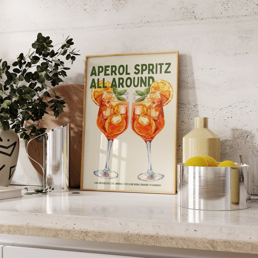 Aperol Spritz Print - Refined Spaces