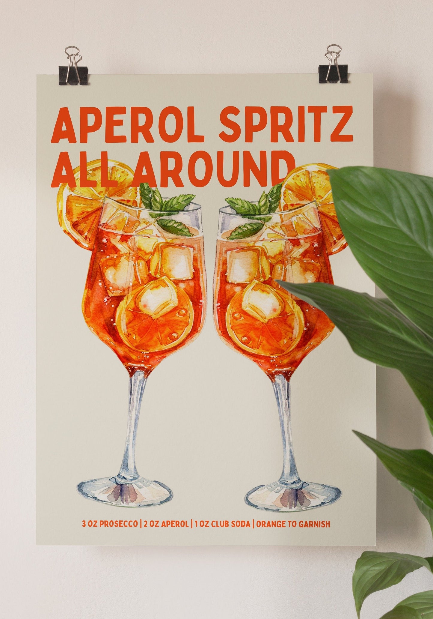 Aperol Spritz Print - Refined Spaces