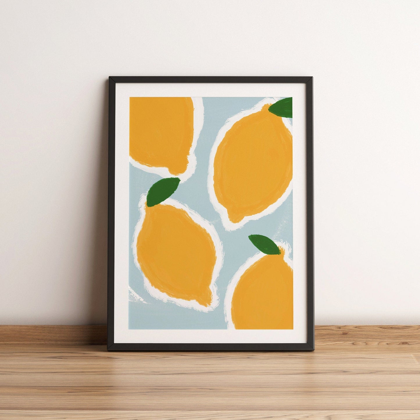 Lemon Print - Cherry Print - Strawberry Print - fruit print set of 3 - kitchen wall art set of 3 set of 3 nursery prints colourful print set