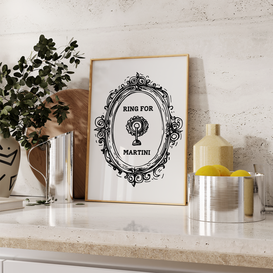 Ring for Martini Print - Refined Spaces