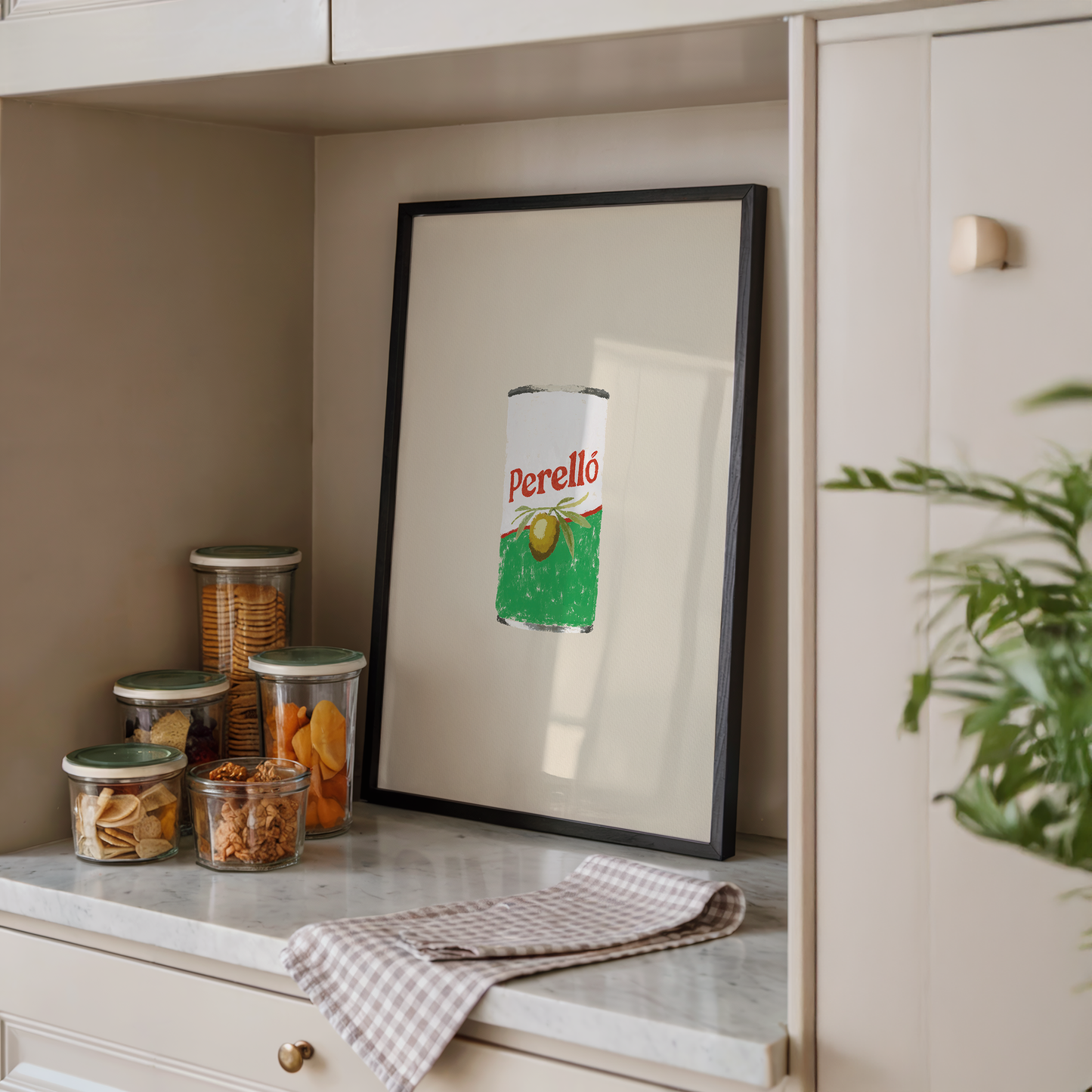 Perello Olive Print