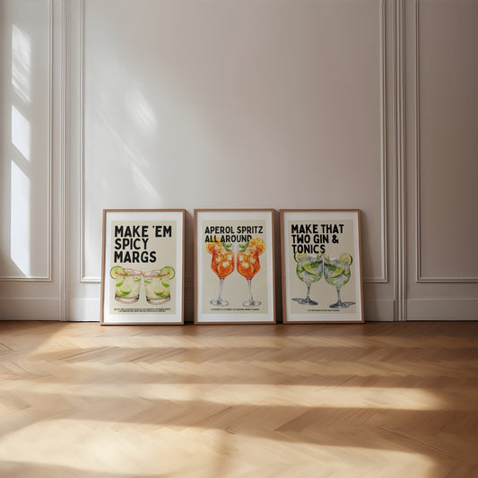 Cocktail Print Bundle - Refined Spaces