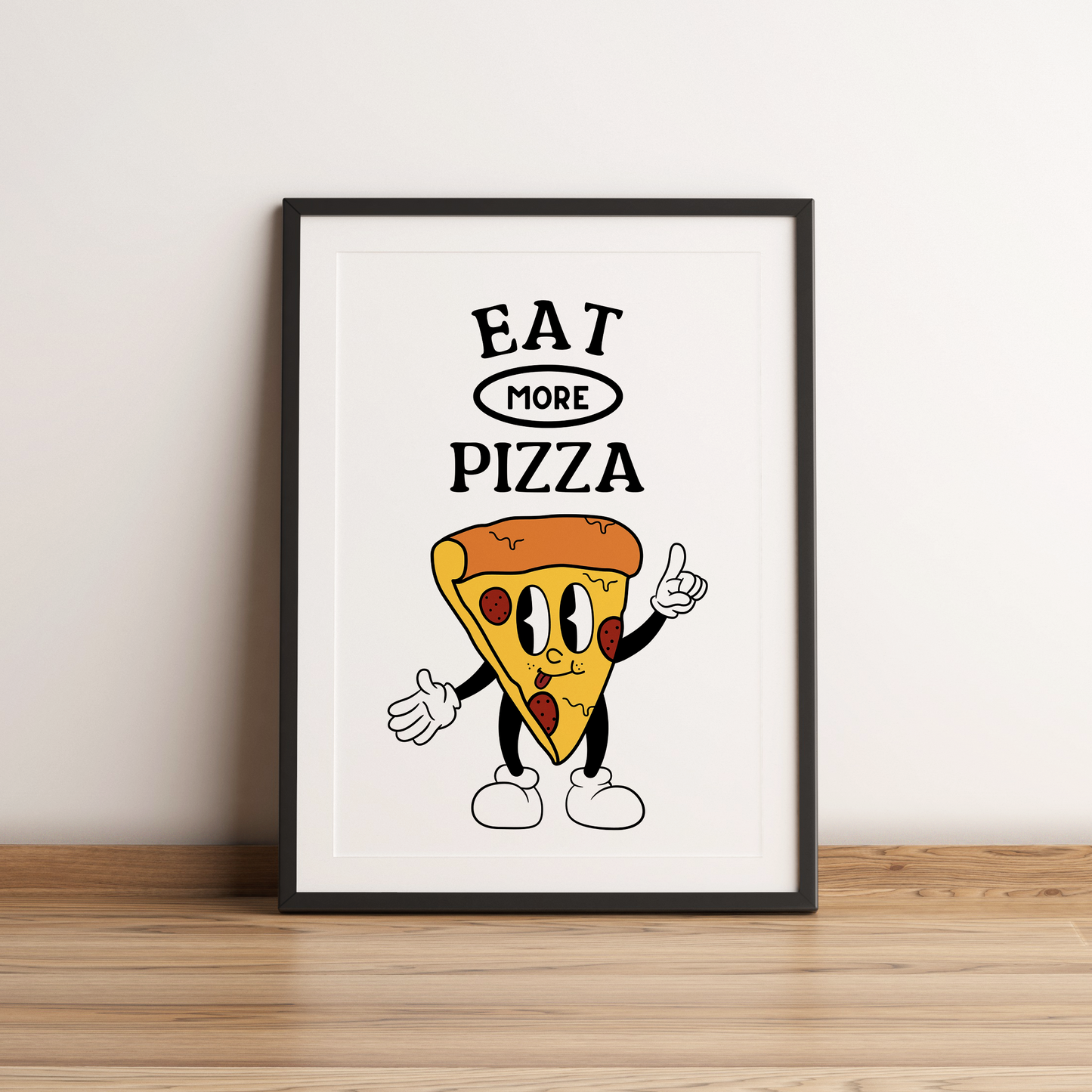 Eat More Pizza Print - Refined Spaces