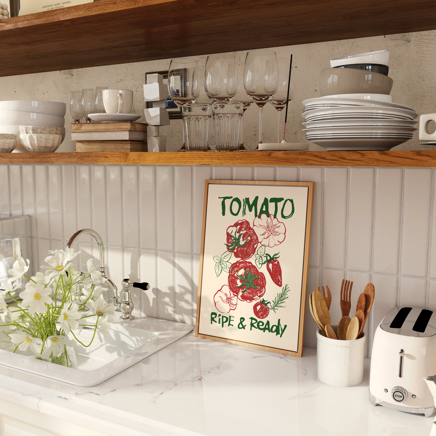 Tomato Kitchen Print – Ripe & Ready