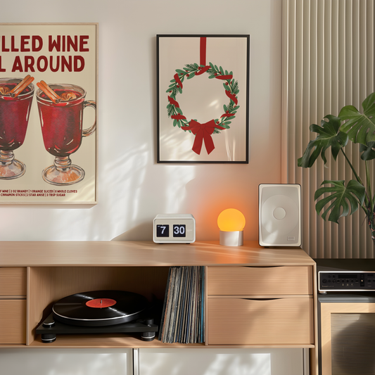 Christmas Wreath Print - Refined Spaces