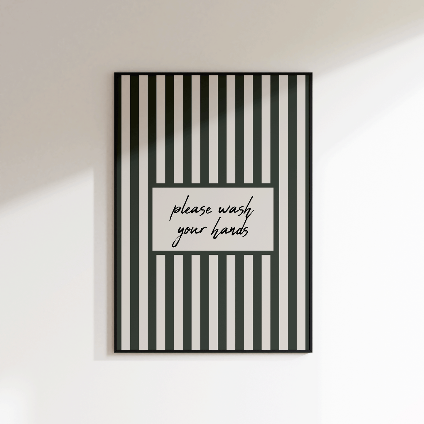 Please Wash Your Hands Print - Portrait - Refined Spaces 