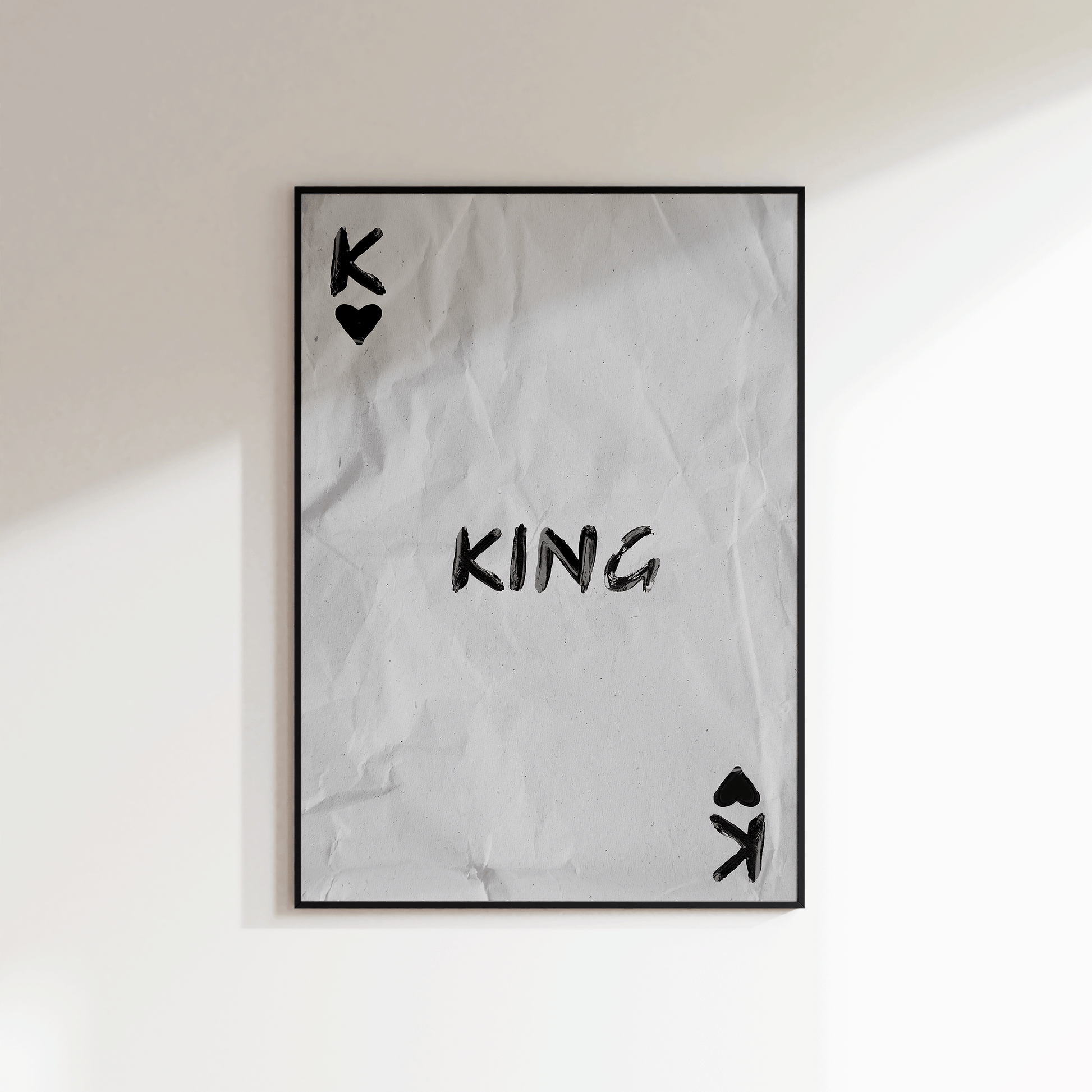 King of Hearts Print - Refined Spaces