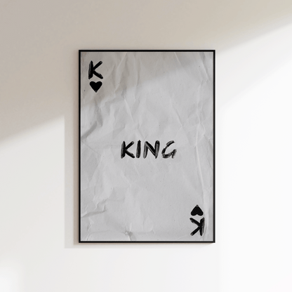 King of Hearts Print - Refined Spaces