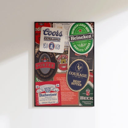 Beer Coaster Print - Refined Spaces