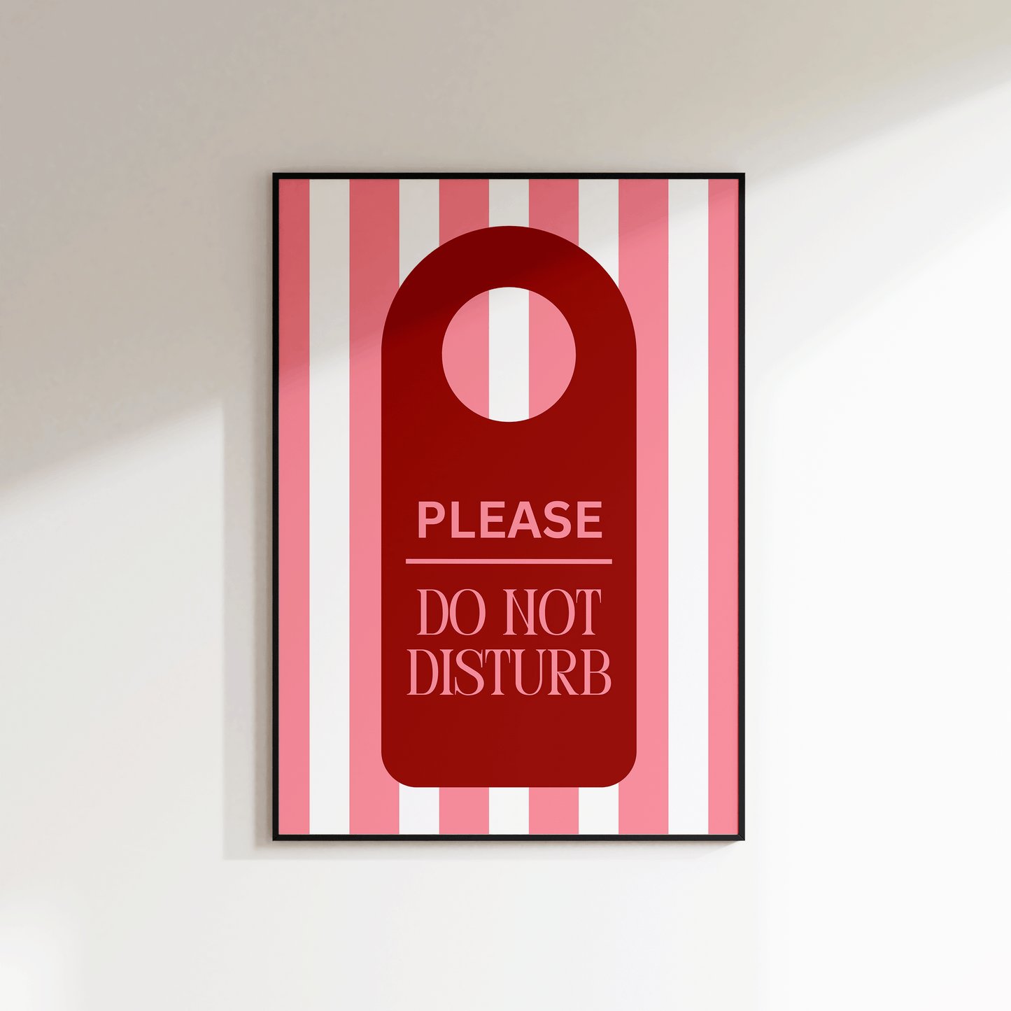 Please Do Not Disturb Print - SECONDS - Refined Spaces 