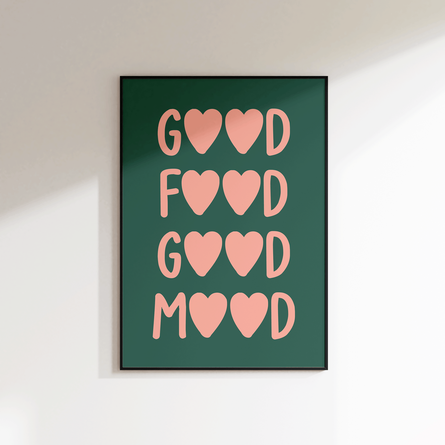 Good Food Good Mood Print - SECONDS - Refined Spaces 