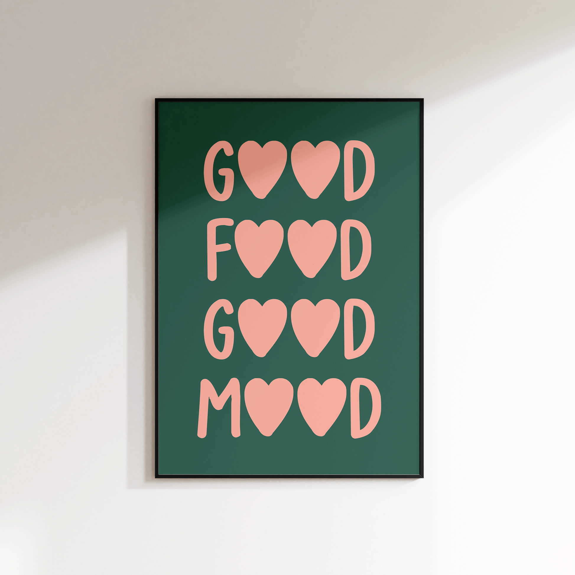 Good Food Good Mood Print - SECONDS - Refined Spaces 