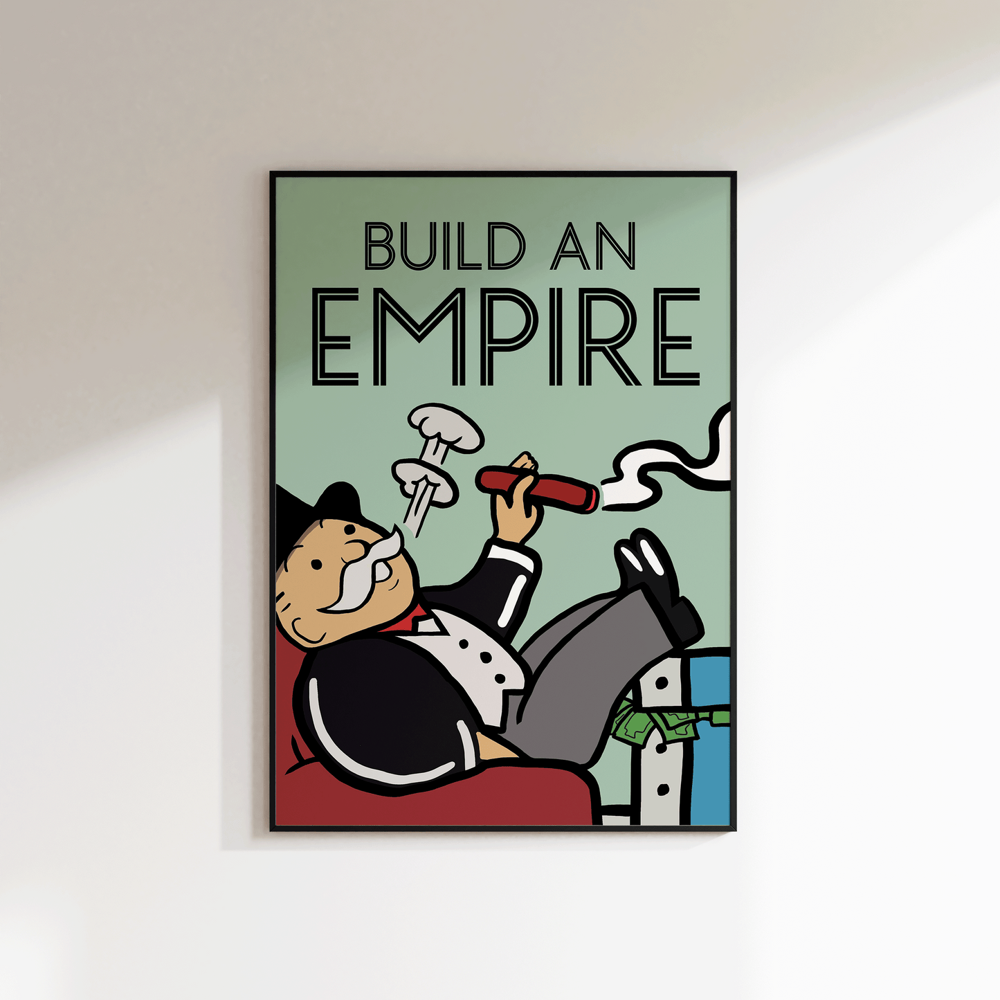 Monopoly 'Build an Empire' Print - SECONDS - Refined Spaces 