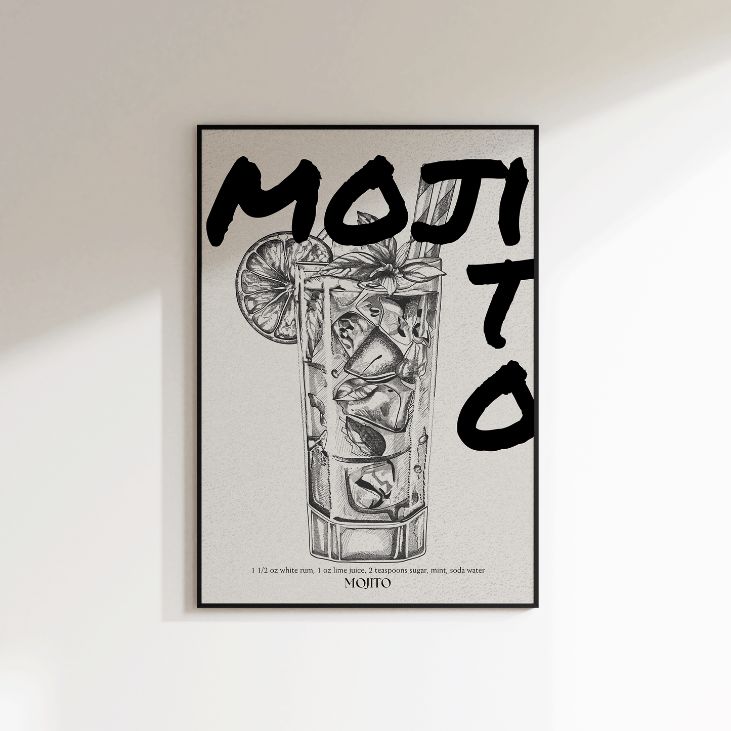 Mojito Print - SECONDS - Refined Spaces 