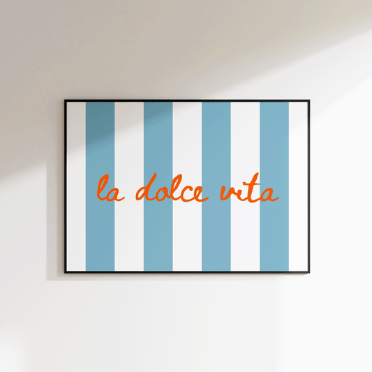 La Dolce Vita Print - SECONDS - Refined Spaces 