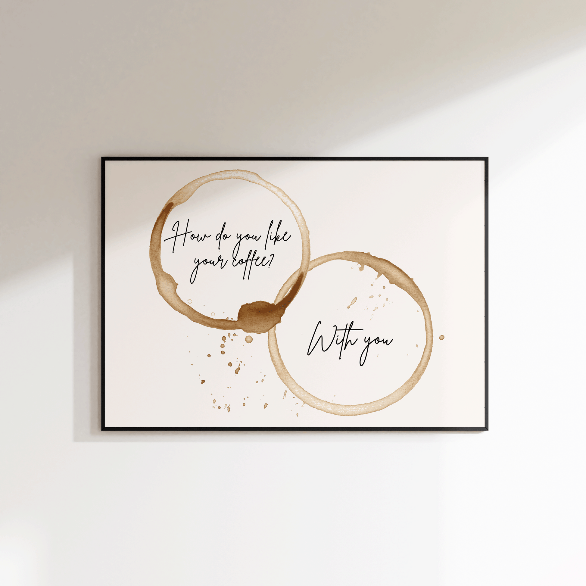 Coffee Wall Art - Landscape Print - Refined Spaces 