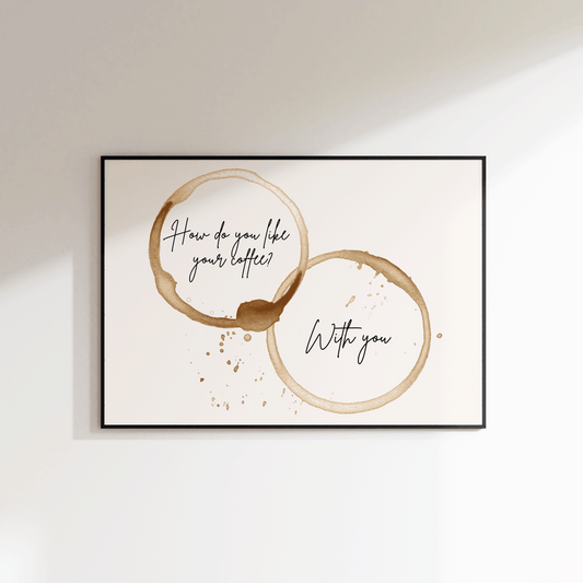 Coffee Wall Art - Landscape Print - Refined Spaces 