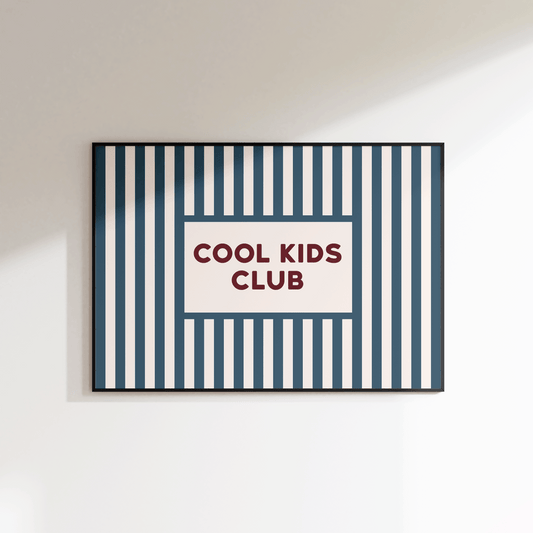 Cool Kids Club Print - Refined Spaces 