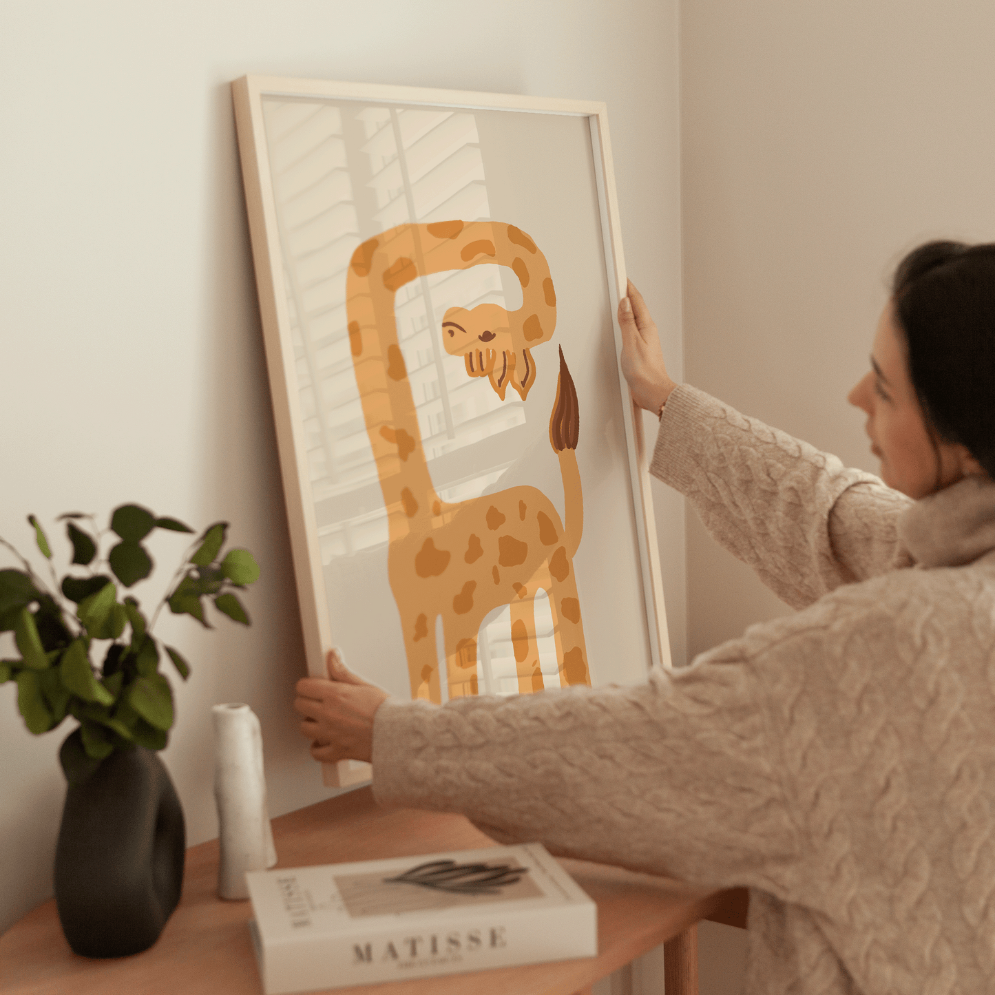 Giraffe Nursery Print
