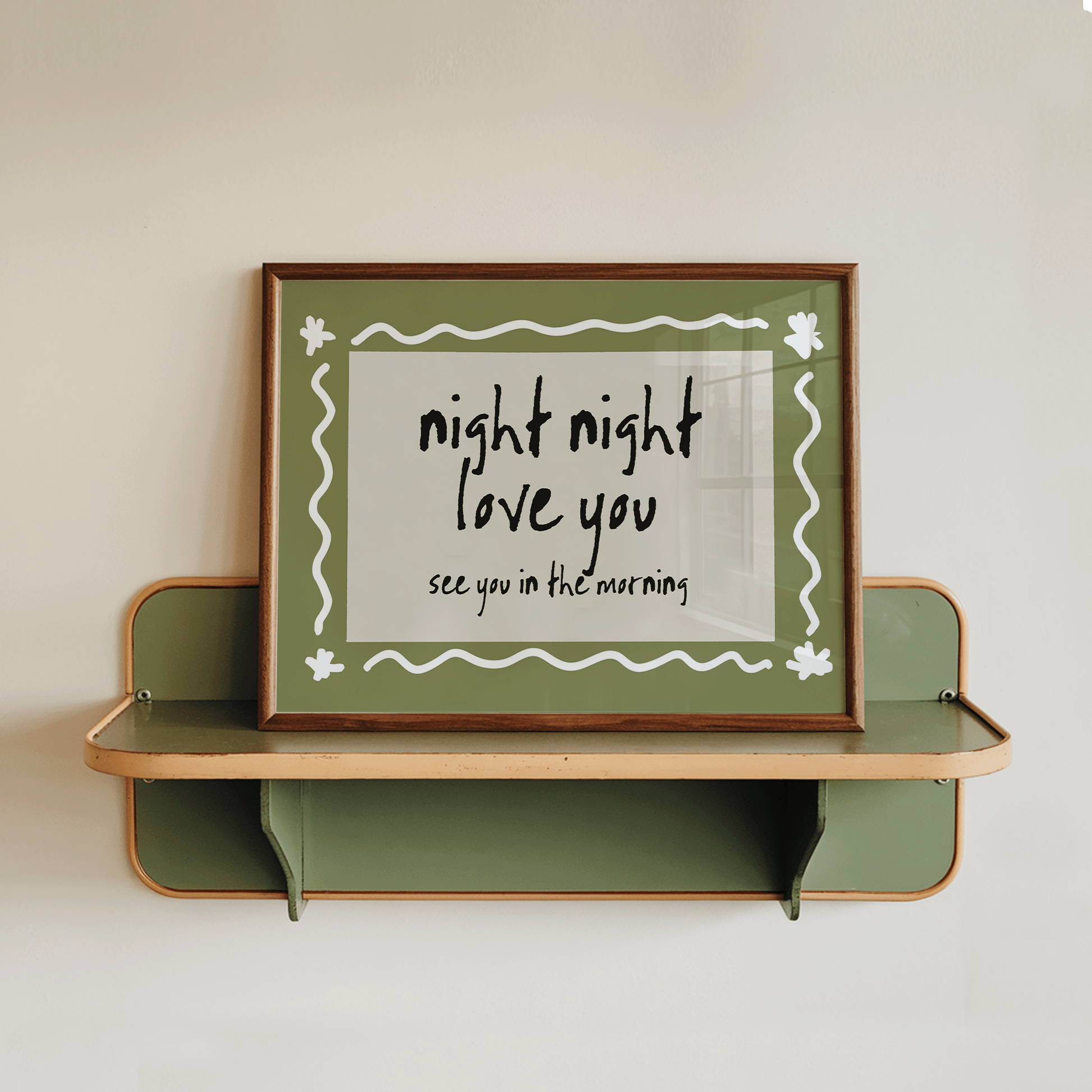 Night Night Love You Print - Refined Spaces 
