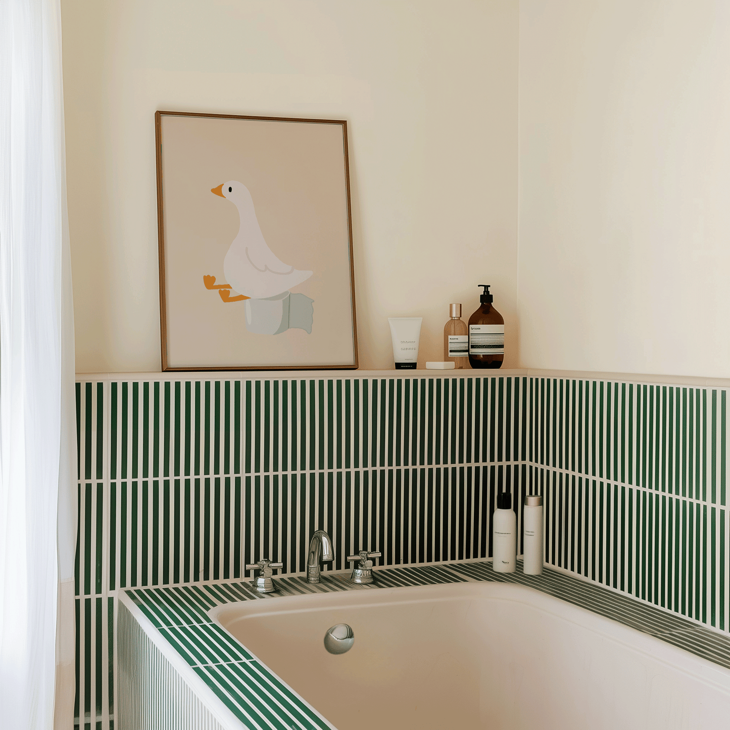 Duck Bathroom Print
