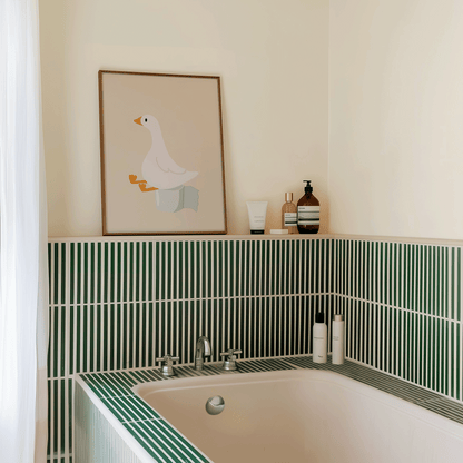 Duck Bathroom Print - Refined Spaces 