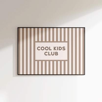 Cool Kids Club Print - Refined Spaces