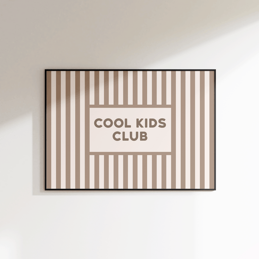 Cool Kids Club Print - Refined Spaces 